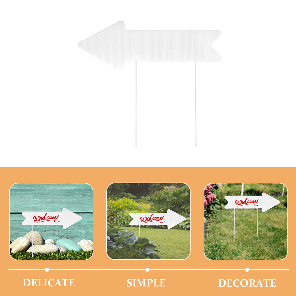 2 Peças Placa de Jardim em Plá - Yard Sign Blank avaliação e preço