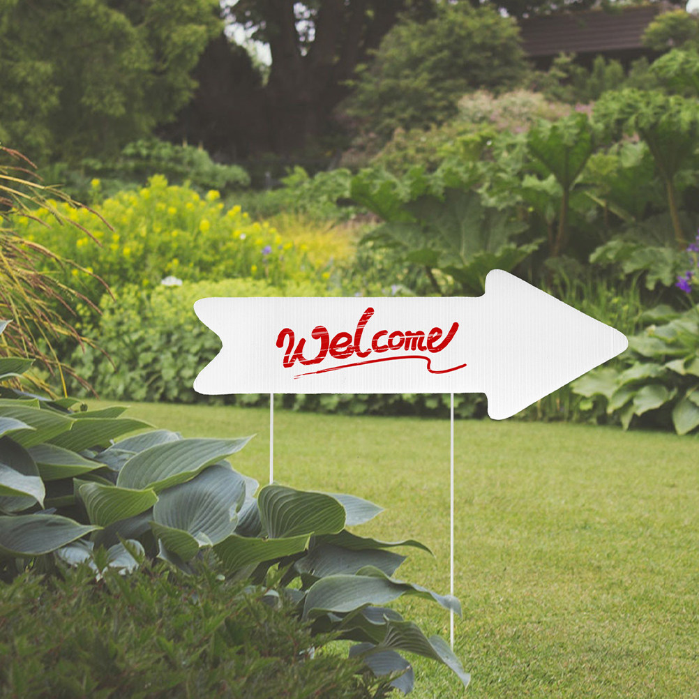 2 Peças Placa de Jardim em Plá - Yard Sign Blank avaliação e preço