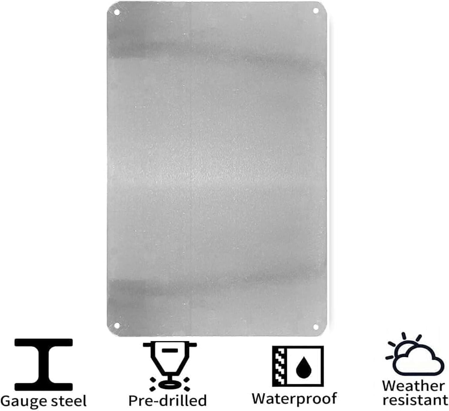 Placas de Metal Engraçadas 'Mi - Yard Sign Blank avaliação e preço